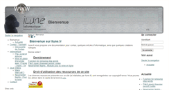 Desktop Screenshot of ilune.fr